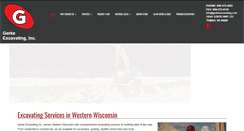 Desktop Screenshot of gerkeexcavating.com